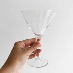 Vintage Martini Glasses with stem - Set of 3